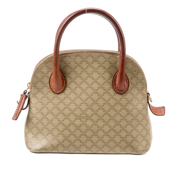Celine Beige and Brown Satchel - Picture 1 of 3